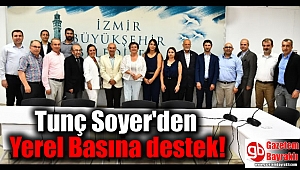 İzmir'de yerel basına destek için düğmeye basıldı