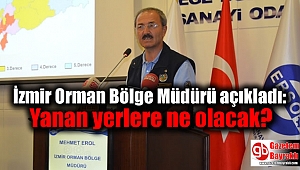 İzmir Orman Bölge Müdürü açıkladı: Yanan yerlere ne olacak