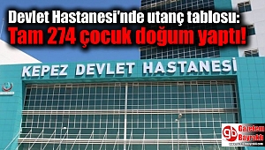 O İlimizdeki Devlet Hastanesi'nde utanç tablosu: Tam 274 çocuk doğum yaptı