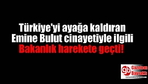  Türkiye'yi ayağa kaldıran Emine Bulut cinayetiyle ilgili Bakanlık harekete geçti