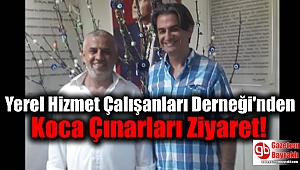 Yerel Hizmet Çalışanları Derneği'nden Koca Çınarları Ziyaret