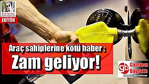 Araç sahiplerine kötü haber: Motorine zam bekleniyor