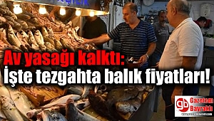 Av yasağı kalktı: İşte tezgahta balık fiyatları
