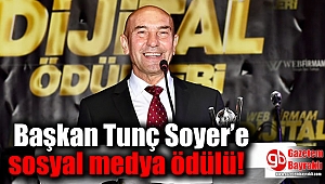 Başkan Soyer’e sosyal medya ödülü