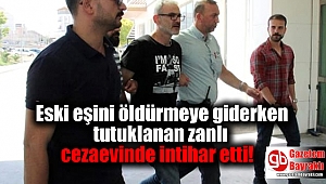 Eski eşini öldürmeye giderken tutuklanan zanlı cezaevinde intihar etti