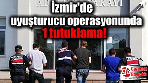 İzmir'de uyuşturucu operasyonunda 1 tutuklama