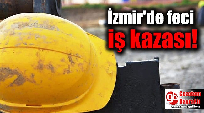 İzmir Seferihisar'da iş kazası: Sıva yapa 2 işçi 3 metre yükseklikten düştü