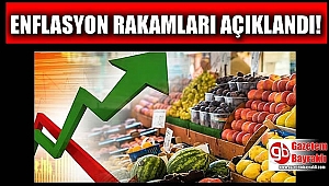Piyasaların merakla beklediği enflasyon rakamları açıklandı