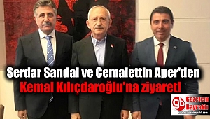 Serdar Sandal ve Cemalettin Aper'den Kemal Kılıçdaroğlu'na ziyaret