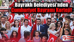 Bayraklı Belediyesi'nden Cumhuriyet Bayramı Korteji