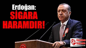 Cumhurbaşkanı Erdoğan'dan sigara yasağı açıklaması