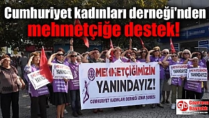 Cumhuriyet kadınları derneği'nden mehmetçiğe destek