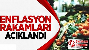 Enflasyon rakamları açıklandı