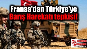 Fransa'dan Türkiye'ye Barış Harekatı tepkisi