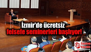 İzmir'de ücretsiz felsefe seminerleri başlıyor