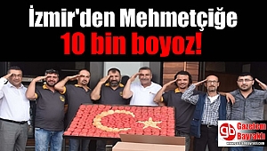 İzmir'den Mehmetçiğe 10 bin boyoz