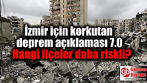 İzmir için korkutan deprem açıklaması: 7.0