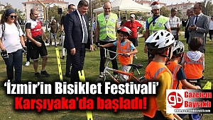 ‘İzmir’in Bisiklet Festivali’ Karşıyaka’da başladı