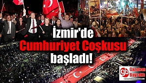 İzmir'in ilçelerinden Cumhuriyet kareleri