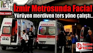 İzmir Metrosunda facia