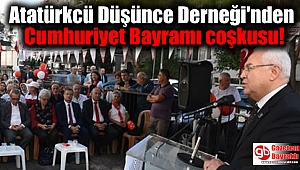 Karabağlar Atatürkcü Düşünce Derneği (ADD) de Cumhuriyet Bayramı coşkusu