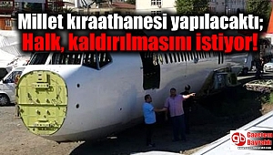 Millet kıraathanesi yapılacaktı; Halk, kaldırılmasını istiyor