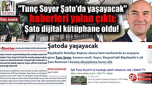Tunç Soyer Şato'da yaşayacak haberleri yalan çıktı: Şato dijital kütüphane oldu