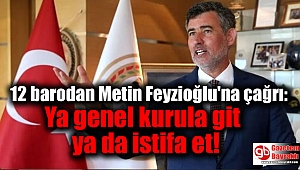 12 barodan ortak Metin Feyzioğlu açıklaması: Ya genel kurula git ya da istifa et