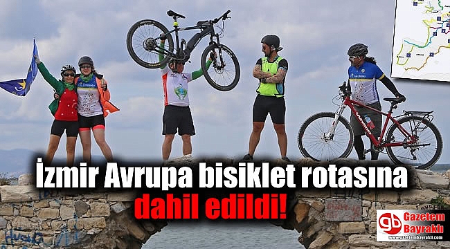 İzmir Avrupa bisiklet rotasına dahil edildi