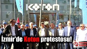 İzmir'de Koton protestosu