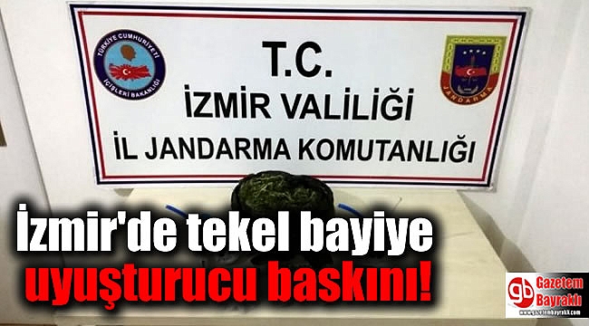 İzmir'de tekel bayiye uyuşturucu baskını