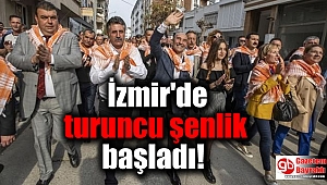 İzmir’de turuncu şenlik başladı