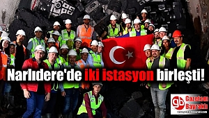  Narlıdere'de iki istasyon birleşti
