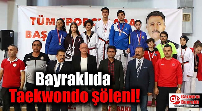 Bayraklıda Taekwondo şöleni