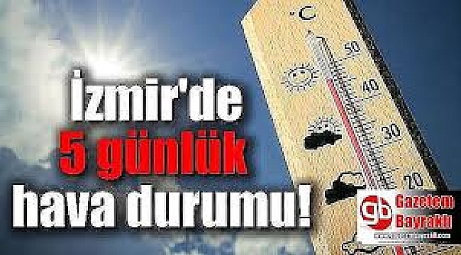 İzmir'de bu hafta hava nasıl olacak