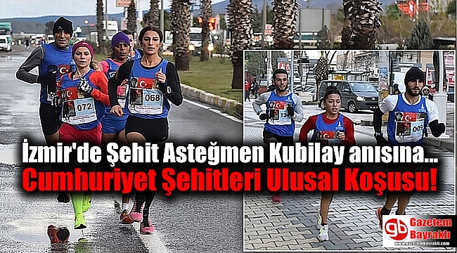 İzmir'de Cumhuriyet Şehitleri Ulusal Koşusu