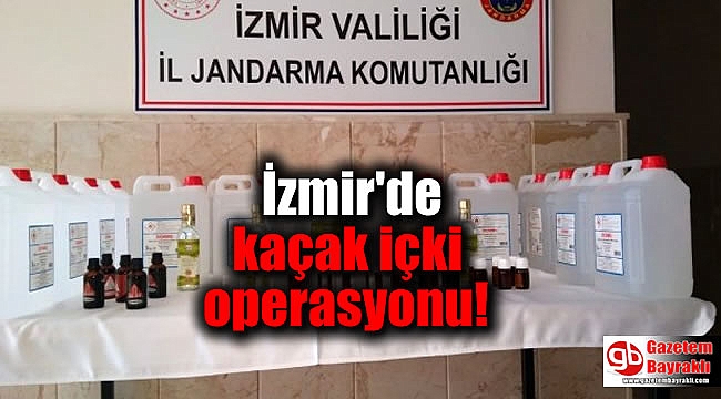 Jandarmadan yılbaşı öncesi pazar yerine kaçak içki operasyonu