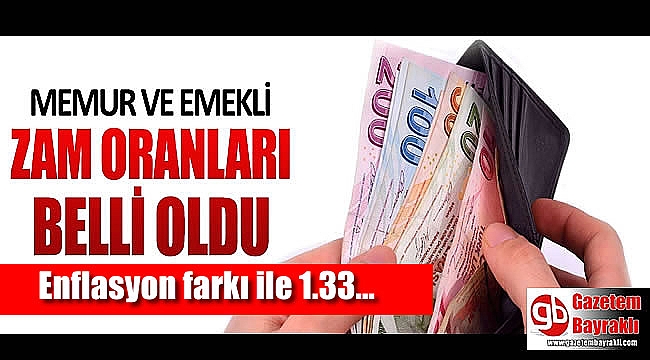 Emekli ve memur zammı açıklandı