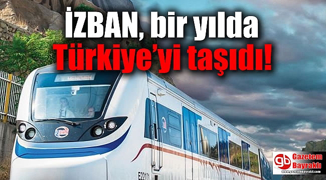 İZBAN, bir yılda Türkiye’yi taşıdı