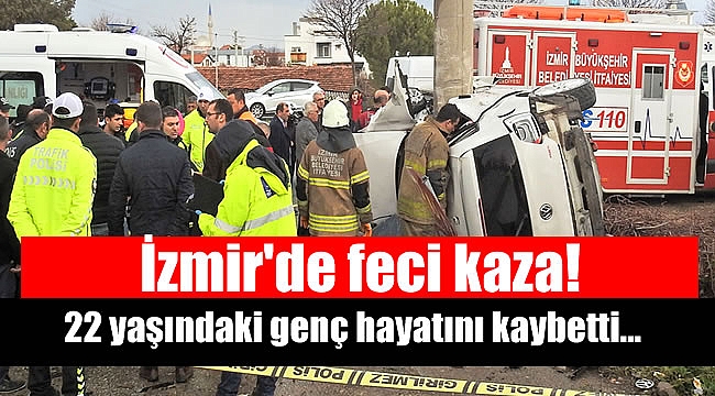 İzmir'de trafik kazası: 1 ölü