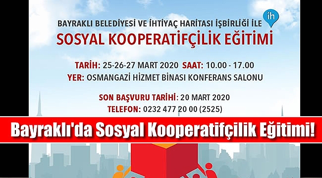 Bayraklı'da Sosyal Kooperatifçilik Eğitimi