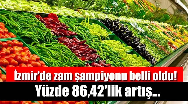 İzmir'de zam şampiyonu belli oldu
