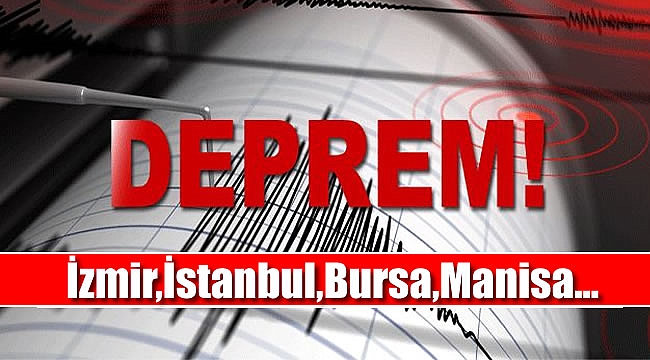 Manisa'da Deprem