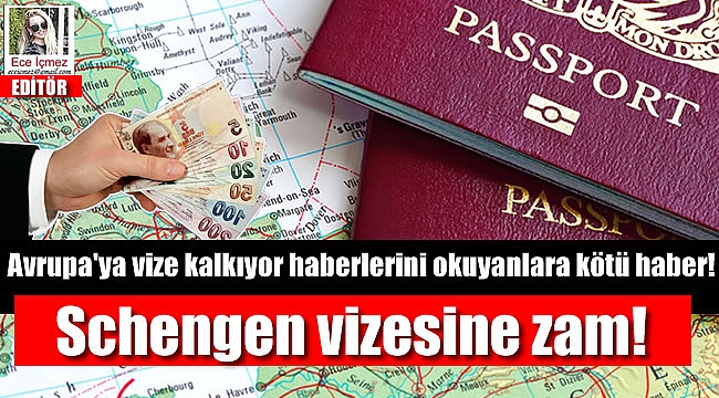 Schengen vizesine zam
