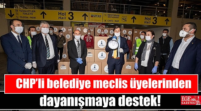 CHP’li belediye meclis üyelerinden dayanışmaya destek