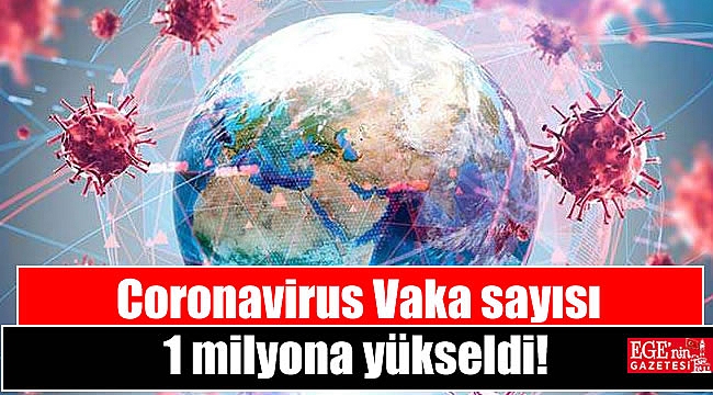 Coronavirus Vaka sayısı 1 milyona yükseldi