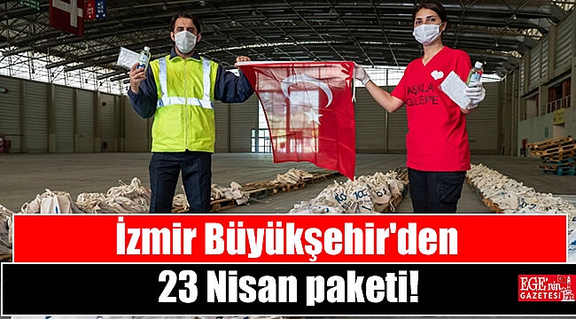 İzmir Büyükşehir'den 23 Nisan paketi dağıtıyor