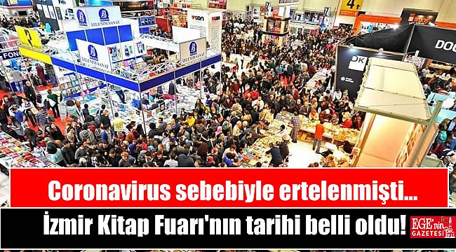 İzmir Kitap Fuarı'nın tarihi belli oldu