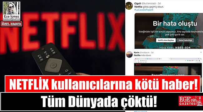 Netflix Tüm Dünyada Çöktü