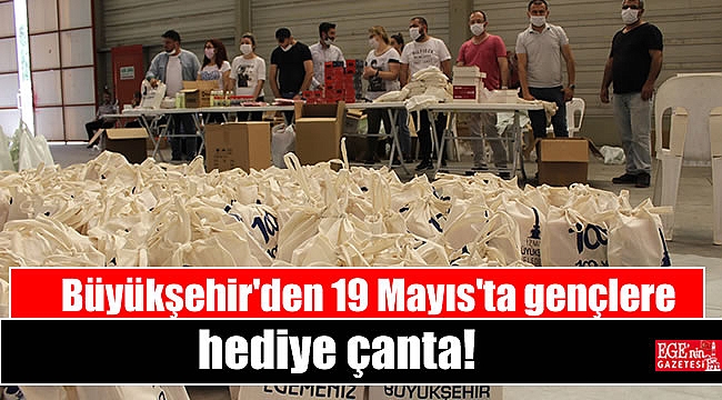 Büyükşehir'den 19 Mayıs'ta gençlere hediye çanta